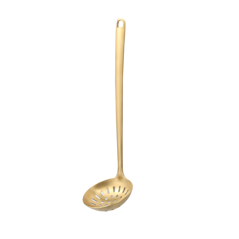 304 stainless steel hot pot set, kitchen cooking, stainless steel soup spoon tray, supporting spoon, soup spoon strainer, soup shell is hot and leaky Application Scenario