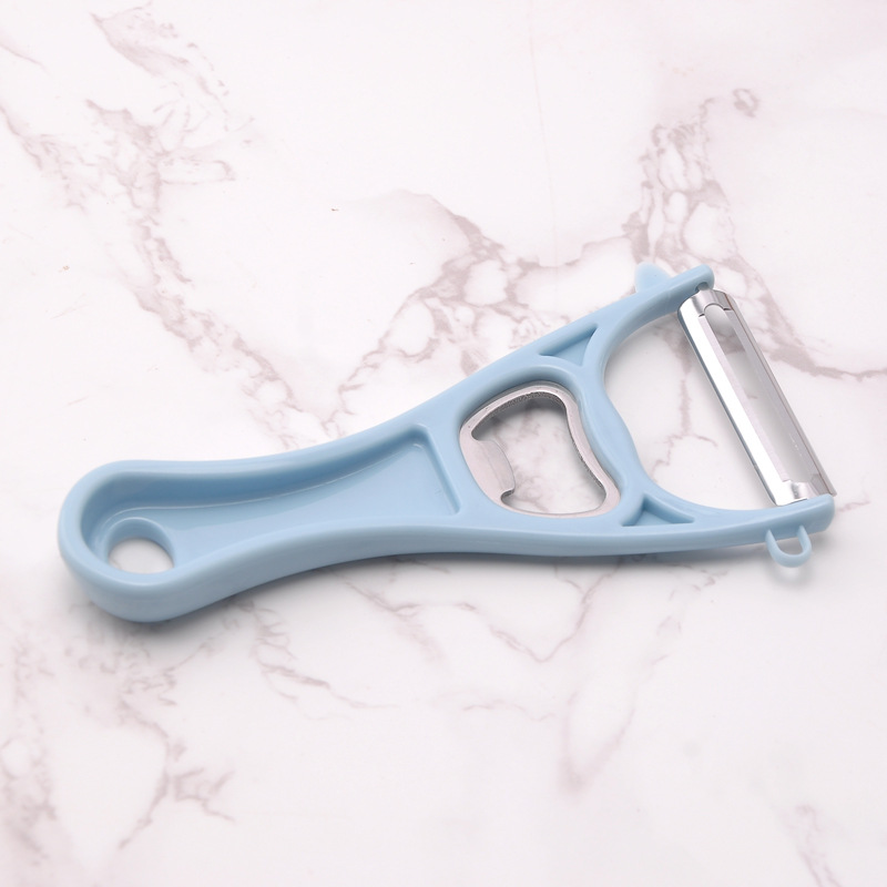 Manufacturer's in-stock stainless steel peelers, kitchen tools, multi-functional peelers, beer bottle peeling knives, melon peelers details Picture