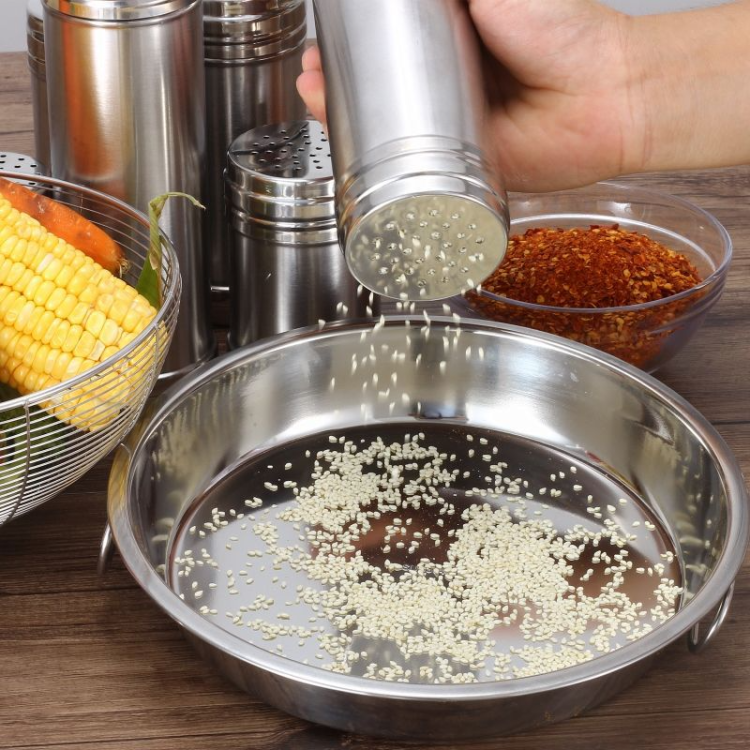 Stainless steel barbecue powder, powder and seasoning box, kitchen organizing seasoning box, seasoning bottle, daily necessities, China Item Picture