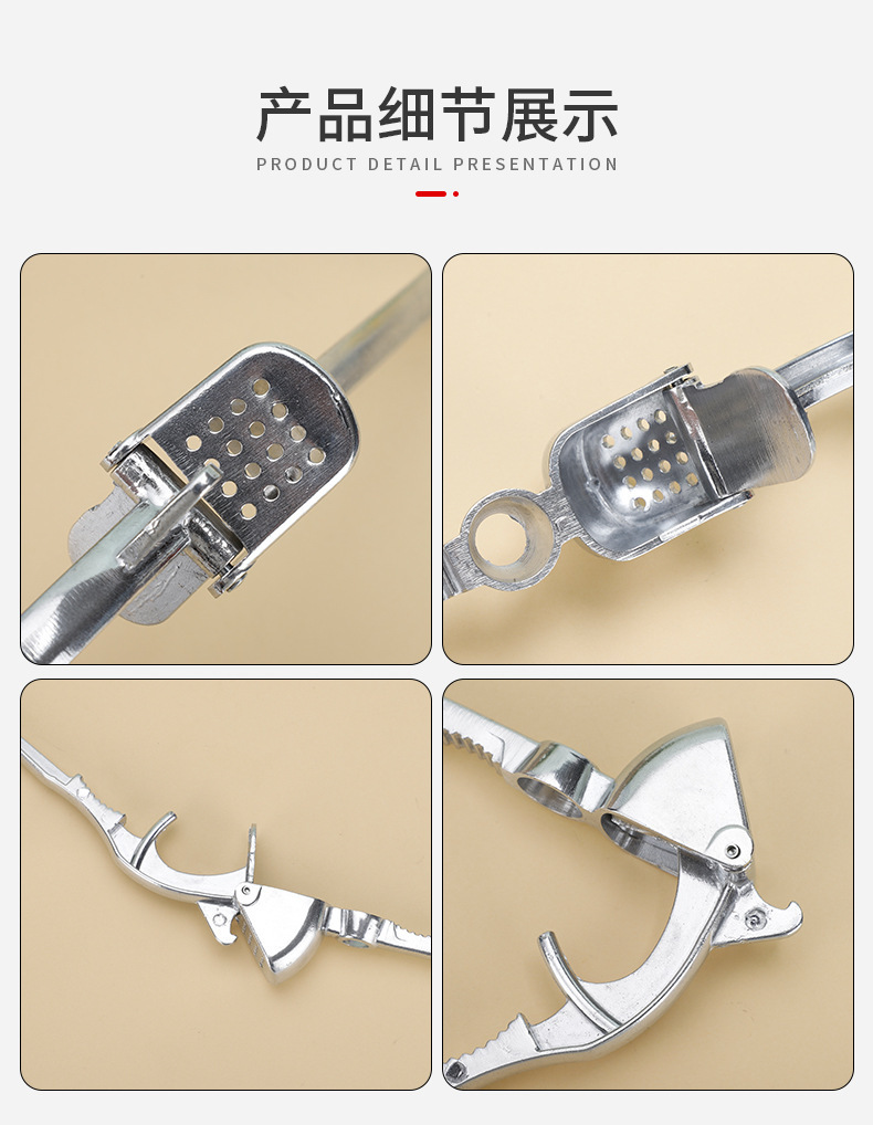 Multi-functional garlic press, aluminum manual slicer, kitchen mini multi-purpose double-sided garlic puree cutter manufacturer wholesale pic 7