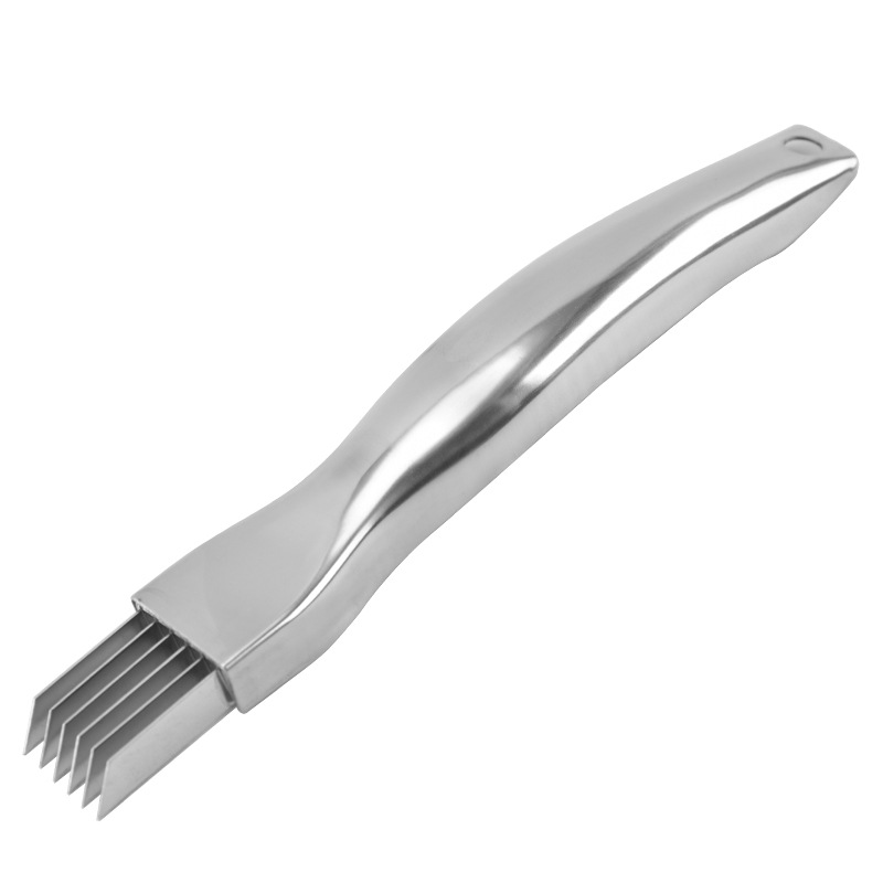 Stainless steel scallion slicer, creative kitchen tool, vegetable scallion grater, stainless steel scallion slicer details Picture