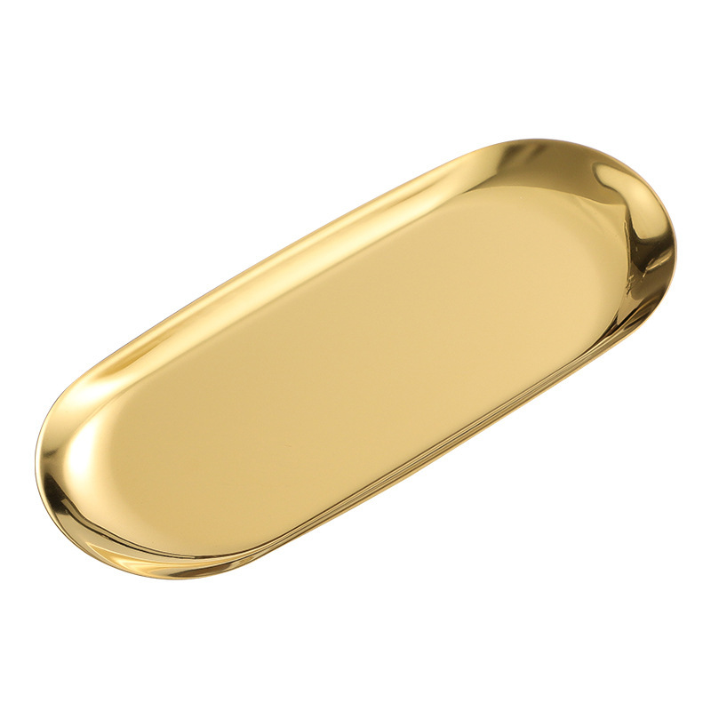 Stainless steel square plates, barbecue plates, Japanese and Korean flat plates, vegetable plates, vegetarian inventory plates, heart plates, golden towel plates, jewelry trays Application Scenario