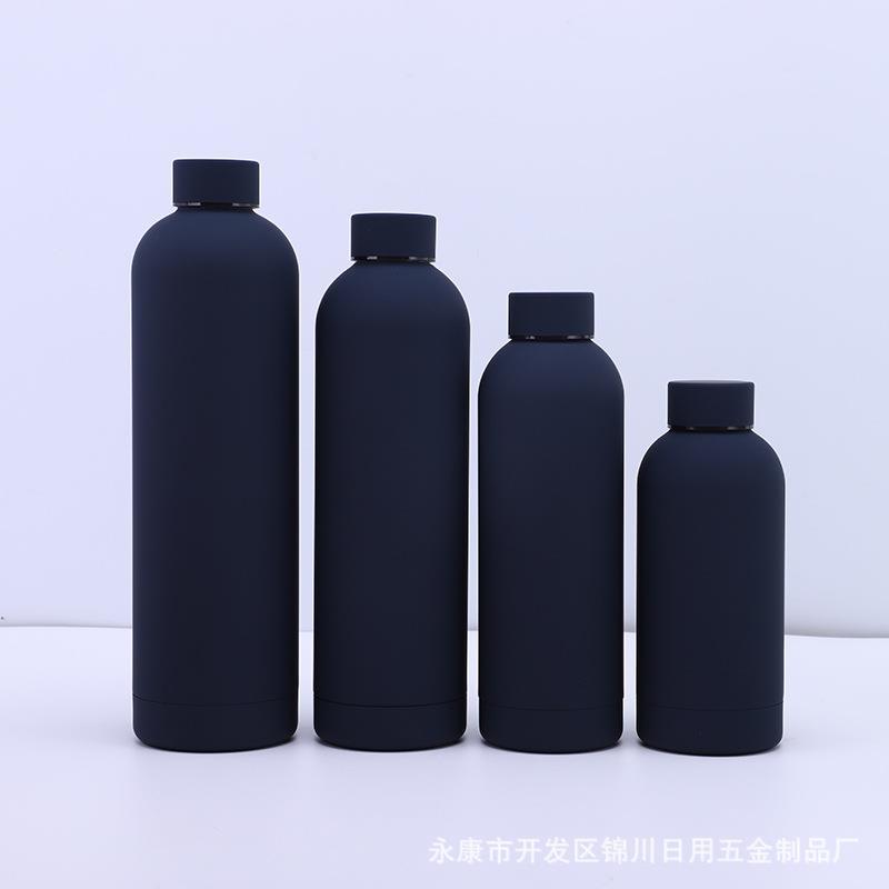 500ml cross-border new 304 stainless steel small-mouth bottle, outdoor sports car portable thermos cup and cold water bottle Item Picture