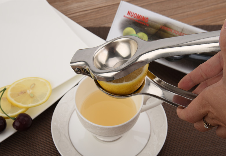Thickened non-magnetic stainless steel manual juicer, lemon clamp, household small fruit juicer, kitchen small tool pic 1