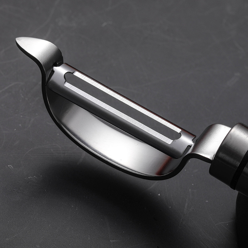 304 Peeler, multi-purpose melon peeler, kitchen two-in-one fruit peeler, stainless steel peeler details Picture