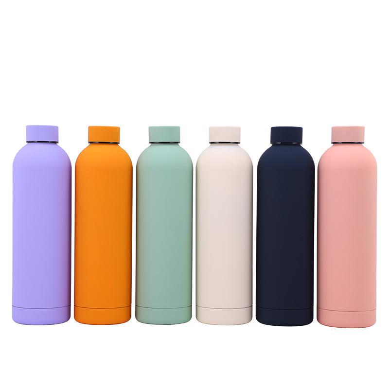500ml cross-border new 304 stainless steel small-mouth bottle, outdoor sports car portable thermos cup and cold water bottle Application Scenario