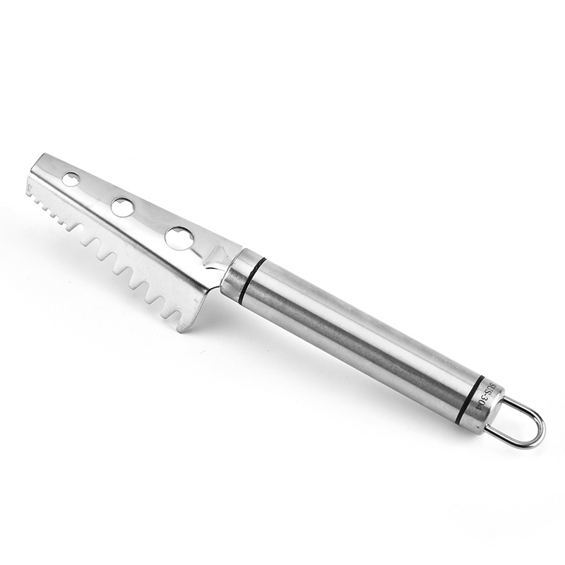 Stainless steel kitchen tools, 304 stainless steel fish scale remover, fish scale removal and fish killing tools, fish wheel remover Application Scenario