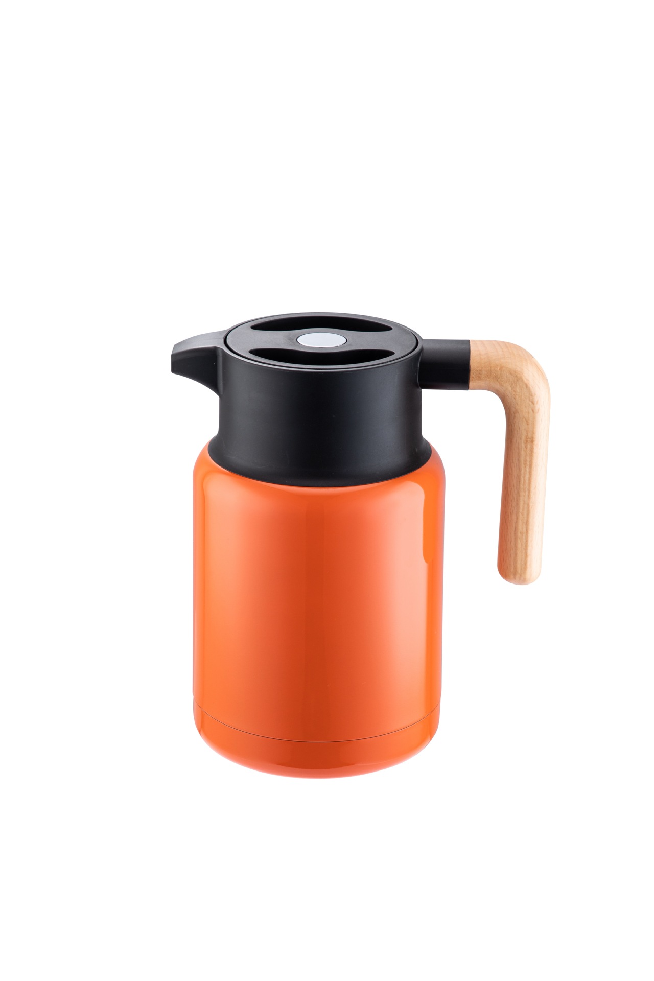 Factory direct sales of 304 stainless steel insulated flasks, double-layer vacuum copper-plated insulated flasks, vacuum thermos flasks, wooden handle thermos flasks pic 11