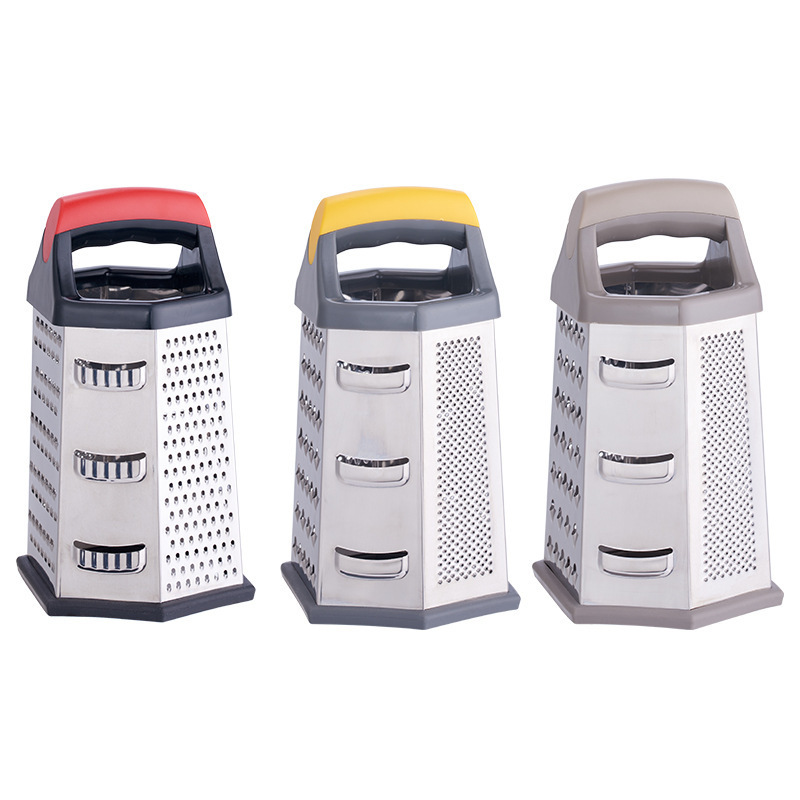 Vegetable cutter, large melon peeler, stainless steel multi-faceted multi-functional peeler, six-sided peeler, multi-purpose grater, multi-functional plane Application Scenario