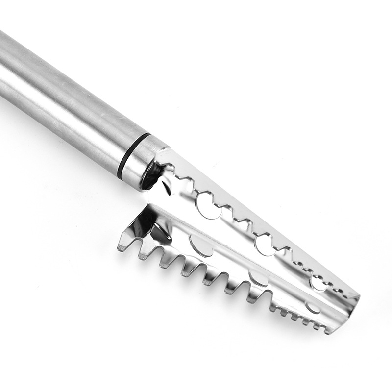 Stainless steel kitchen tools, 304 stainless steel fish scale remover, fish scale removal and fish killing tools, fish wheel remover Specification image