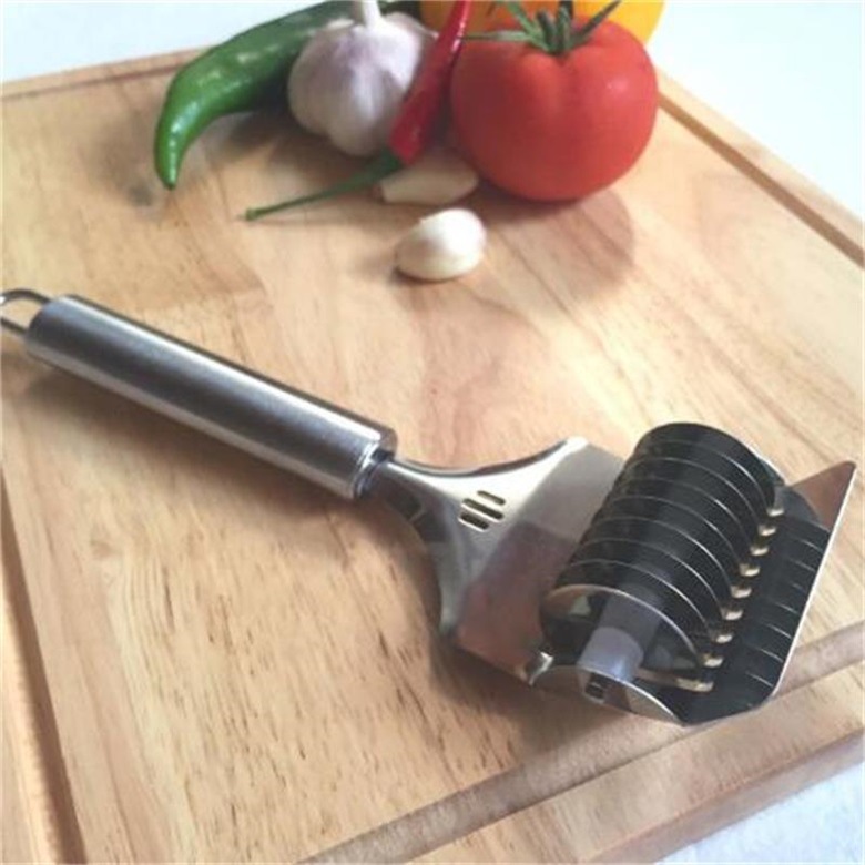 家用手动切面器面条机压面机不锈钢切面刀做面条的模具切面条器