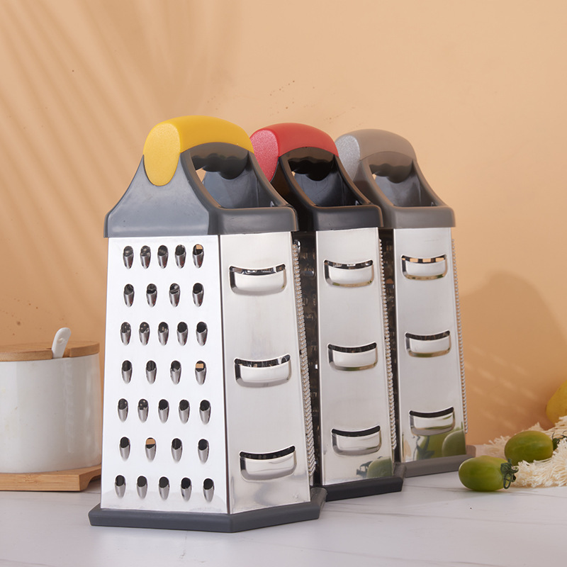Vegetable cutter, large melon peeler, stainless steel multi-faceted multi-functional peeler, six-sided peeler, multi-purpose grater, multi-functional plane details Picture