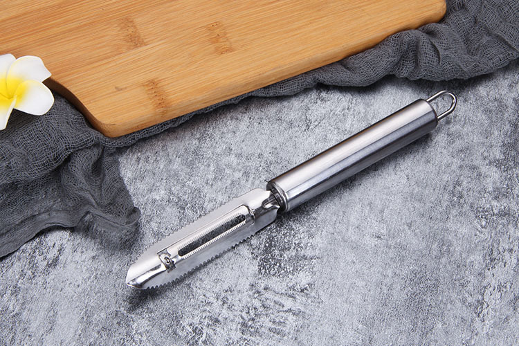 Fruit tool set: Fish scale planer, fruit and vegetable planer, stainless steel peeler, multi-purpose carved knife, pit-removing fruit scoop pic 9