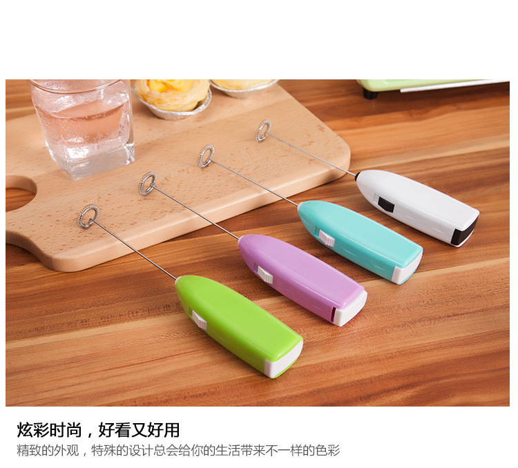 Electric coffee mixer, milk frother, handheld egg beater, milk beater, electric stirring stick, kitchen small tools Item Picture