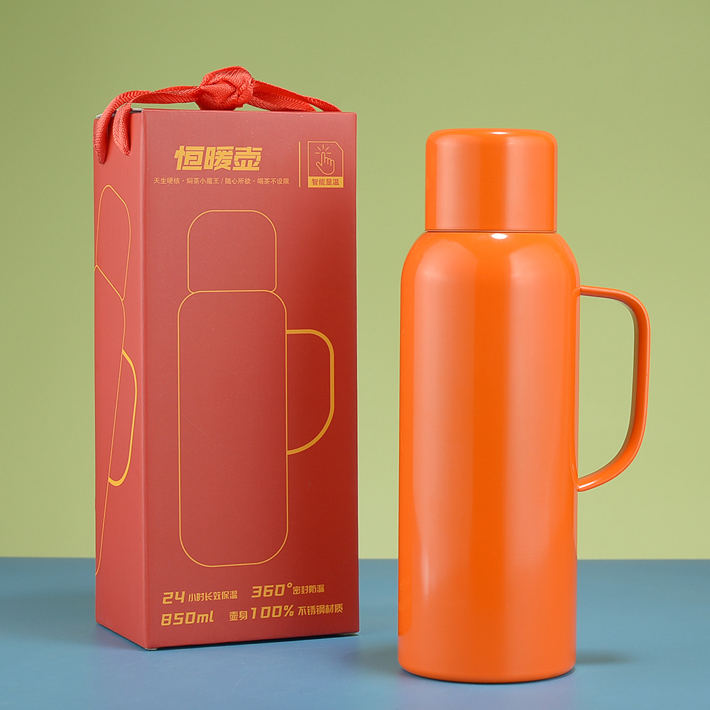 316不锈钢MINI智能焖茶壶双层真空保温杯家用便携小钢炮焖茶杯详情8