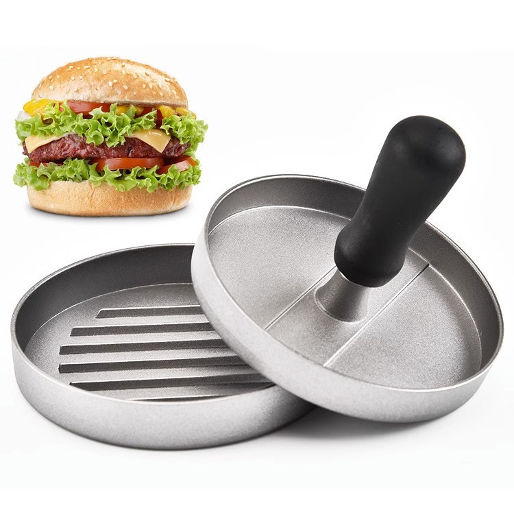 Wholesale of cross-border household kitchen hamburger meat press, manual non-stick hamburger meat Patty press mold, breakfast Patty making machine details Picture