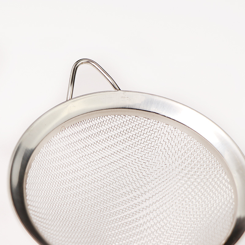201 stainless steel oil grille bird's nest strainer, filter screen, egg white separation, cross-border flour sieve, baking tool
