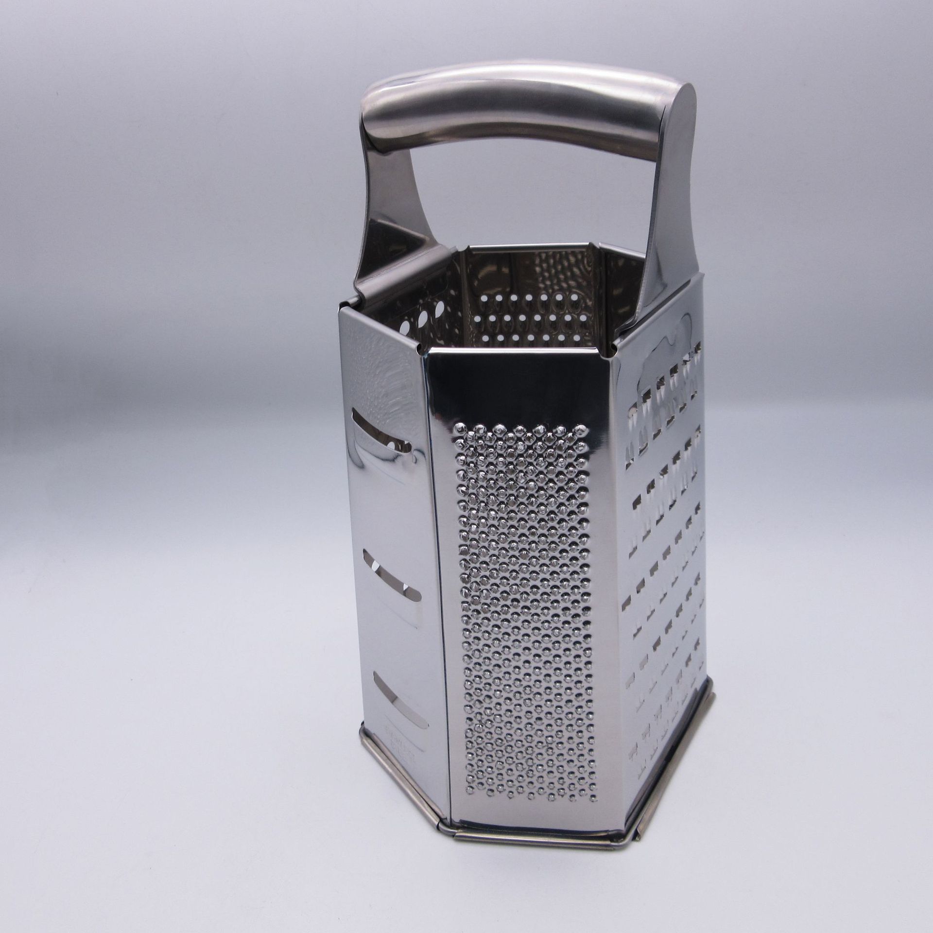 Stainless steel elbow handle melon grater, 6-sided grater, radish grater, melon grater, manual garlic puree press, vegetable cutter pic 13