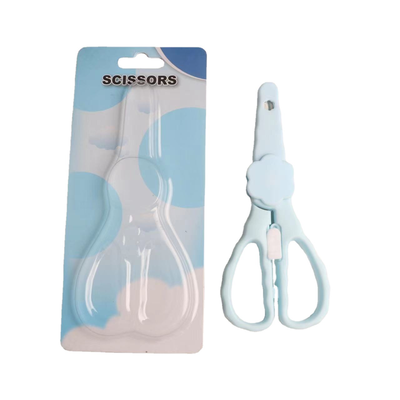 Children's and baby food scissors, baby complementary food scissors, kitchen scissors, children's food scissors details Picture