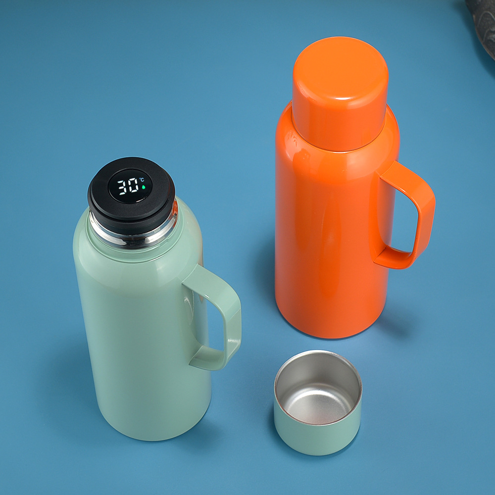 316不锈钢MINI智能焖茶壶双层真空保温杯家用便携小钢炮焖茶杯详情7