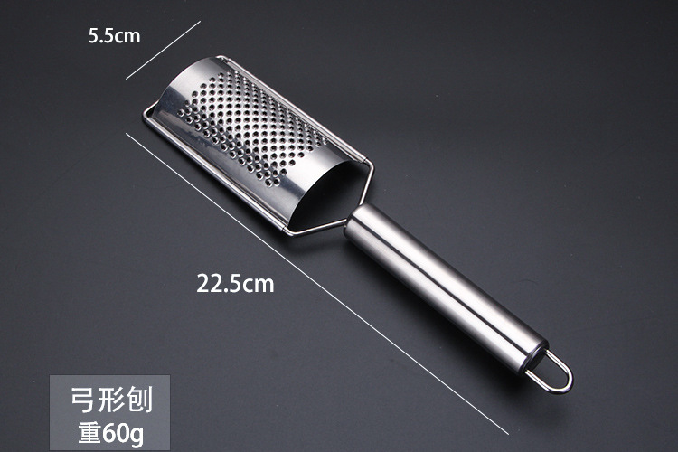 Stainless steel ginger grater, radish grater, cheese grater, kitchen tools, lemon grater, cheese grater, flat grater pic 5