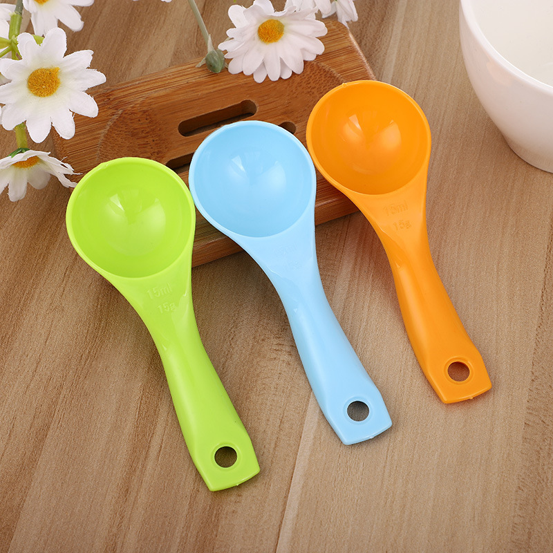 5-piece set of color measuring spoons for kitchen baking tools, 5-piece set of measuring spoons with scales and seasoning measuring spoons