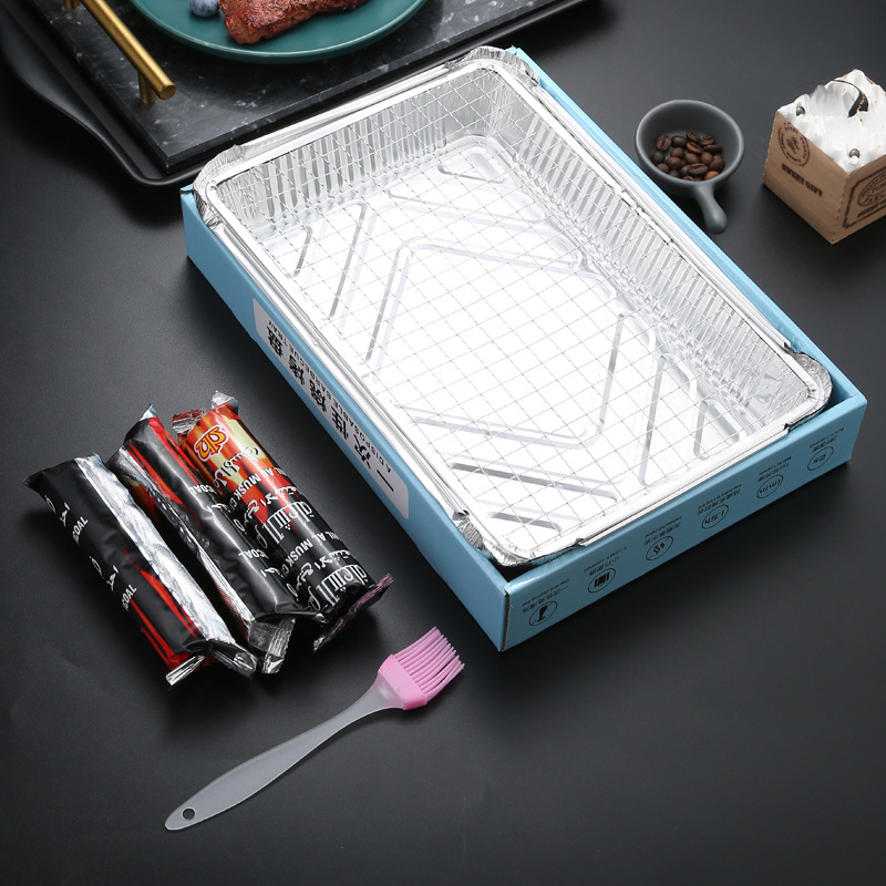 【 Zhi Xiang Jia 】 Barbecue Grill, Camping, Disposable barbecue grill, outdoor parent-child activities, smokeless small barbecue grill
