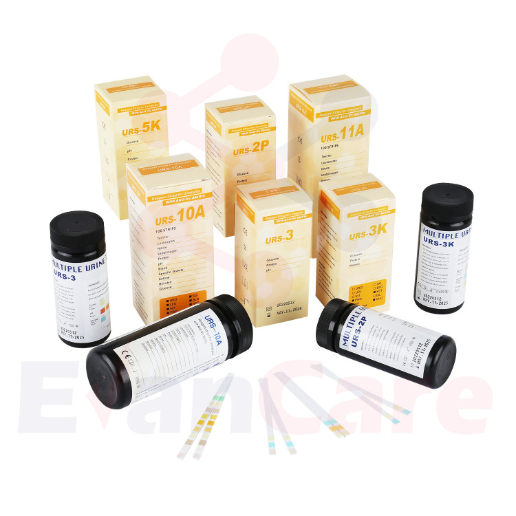 尿液检测试条跨镜出口 URS-10 尿液检测试纸 urine analysis test产品图