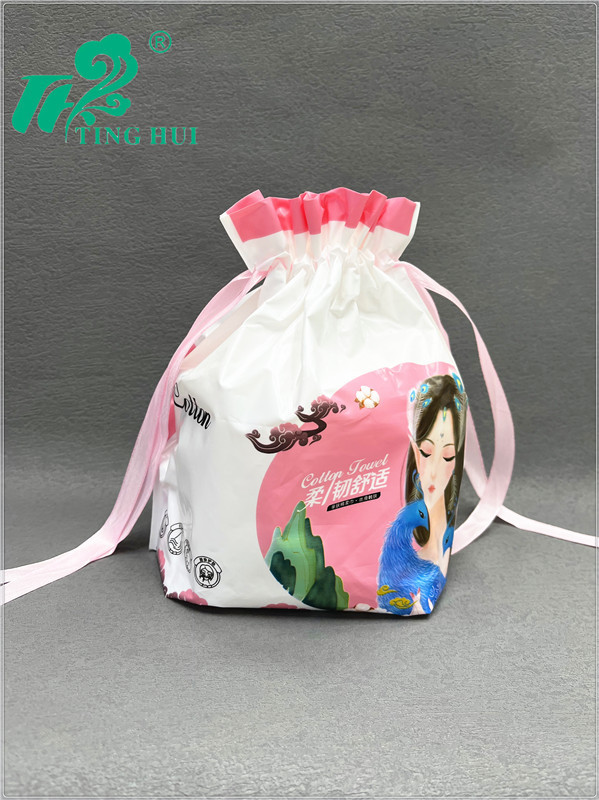 【庭惠】160克一次性女神洗脸巾100%纯植物纤维袋子可定制详情1