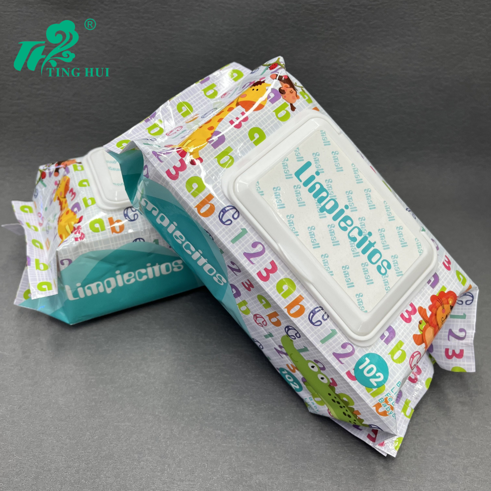 特大号宝宝湿巾纸婴儿湿巾102抽大包加厚湿巾批发工厂外贸专供