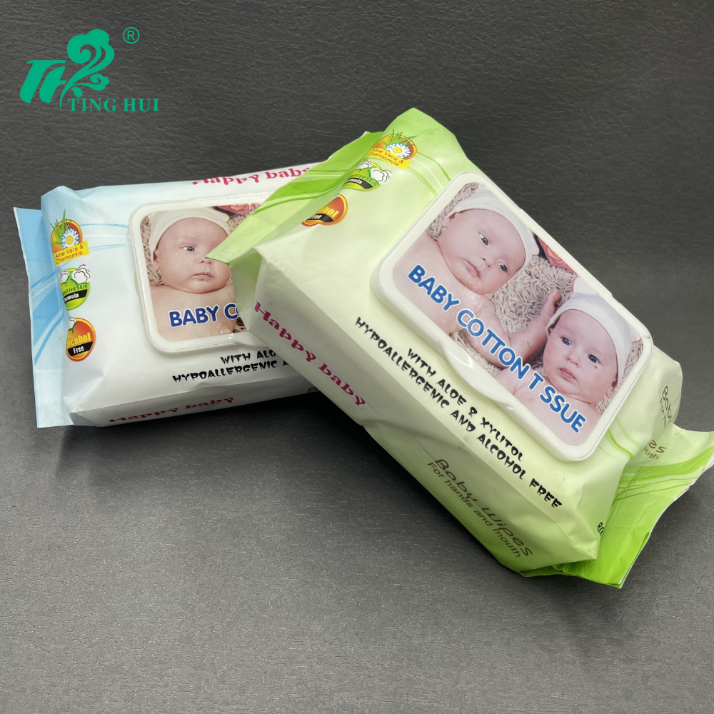 外贸专供湿巾80抽湿巾无纺布大片清洁湿巾婴儿湿巾