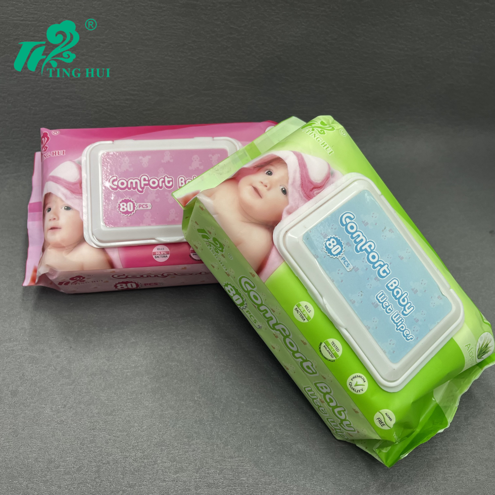 外贸婴儿加厚湿巾新生宝宝手口湿巾超大包幼儿童湿巾工厂正品