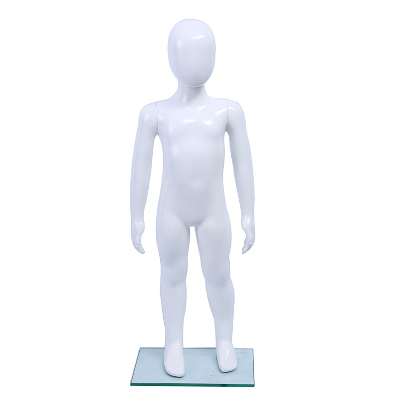 Children's 87cm model, glossy spray paint, plastic, anti-drop, full-body mannequin, suitable for children's clothing stores Item Picture