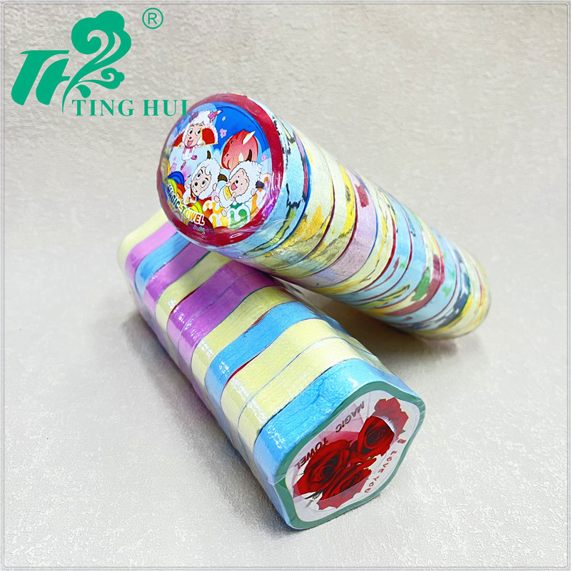 Compressed towels for export, cartoon thickened and enlarged, travel essentials, portable face towels pic 11
