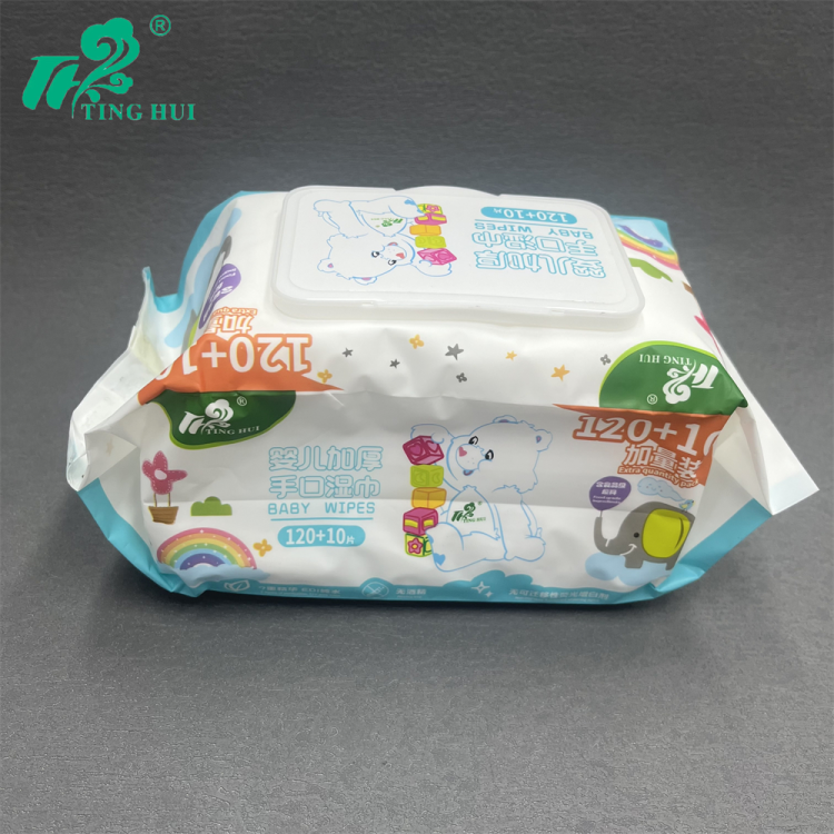 120+10 large-capacity wet wipes, household wet wipes, baby thickened hand and mouth wet wipes, wet paper towels wholesale available for customization Specification image