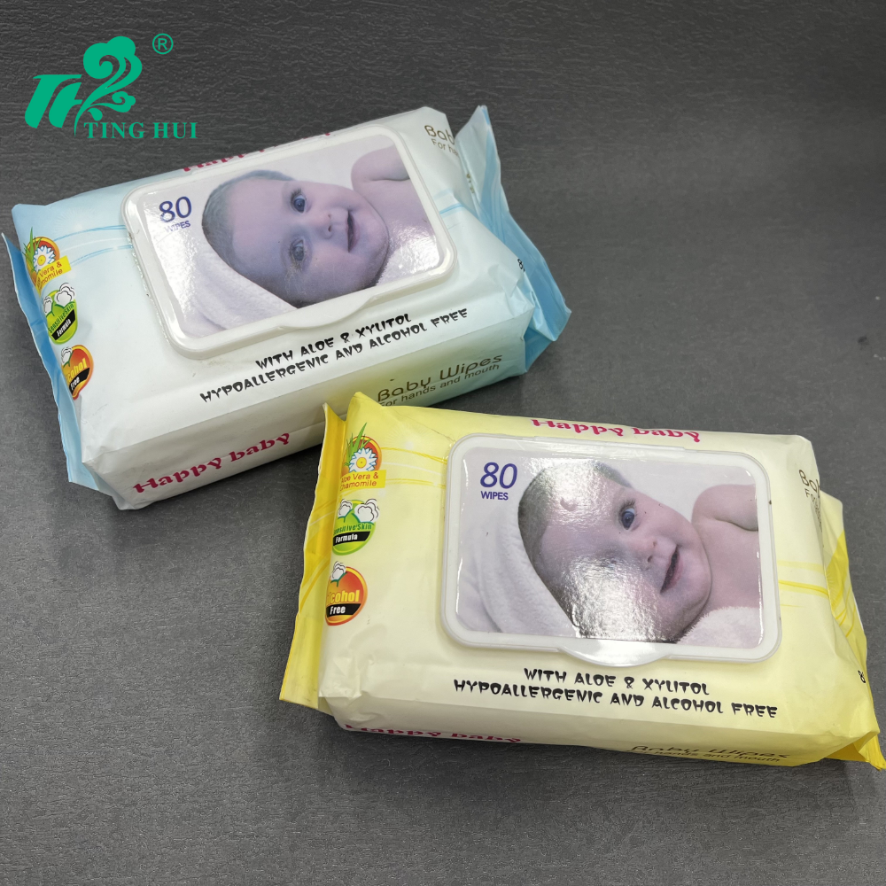 外贸婴儿手口湿巾超大包加厚湿巾新生宝宝幼儿童湿巾家庭实惠装