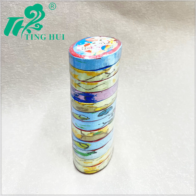 蝴蝶型针织压缩毛巾外贸专供卡通  加厚加大旅行神器洗脸巾便携详情13