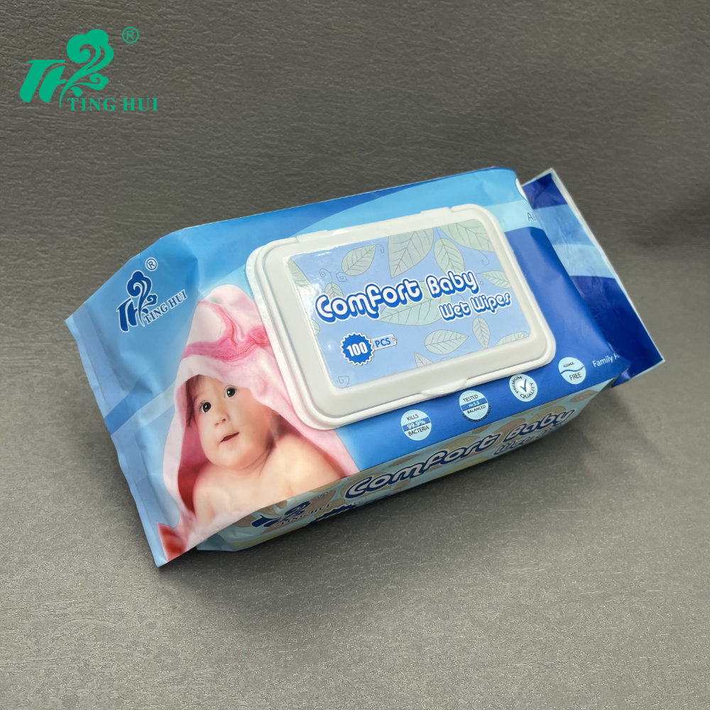 Foreign trade baby thickened wet wipes, newborn baby hand and mouth wet wipes, large package, children's wet wipes, family affordable set details Picture