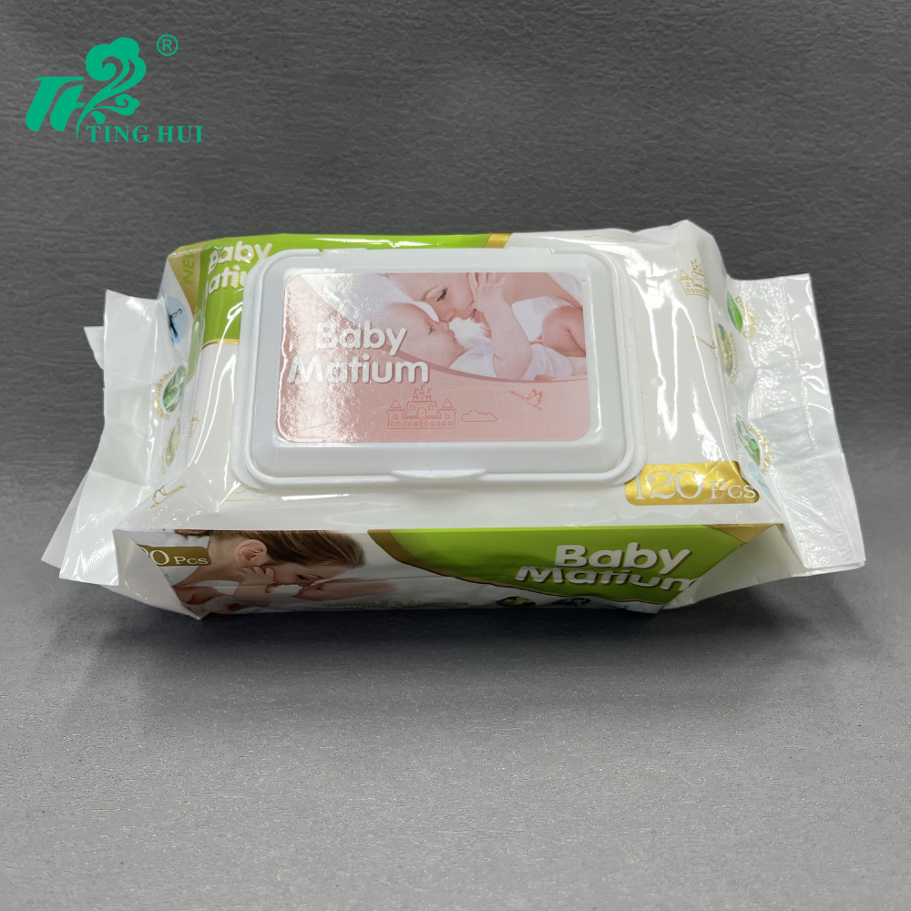120 vacuum wet wipes, non-woven fabric large cleaning wet wipes, export exclusive wet wipes, thickened and enlarged wet wipes, baby wet wipes Specification image