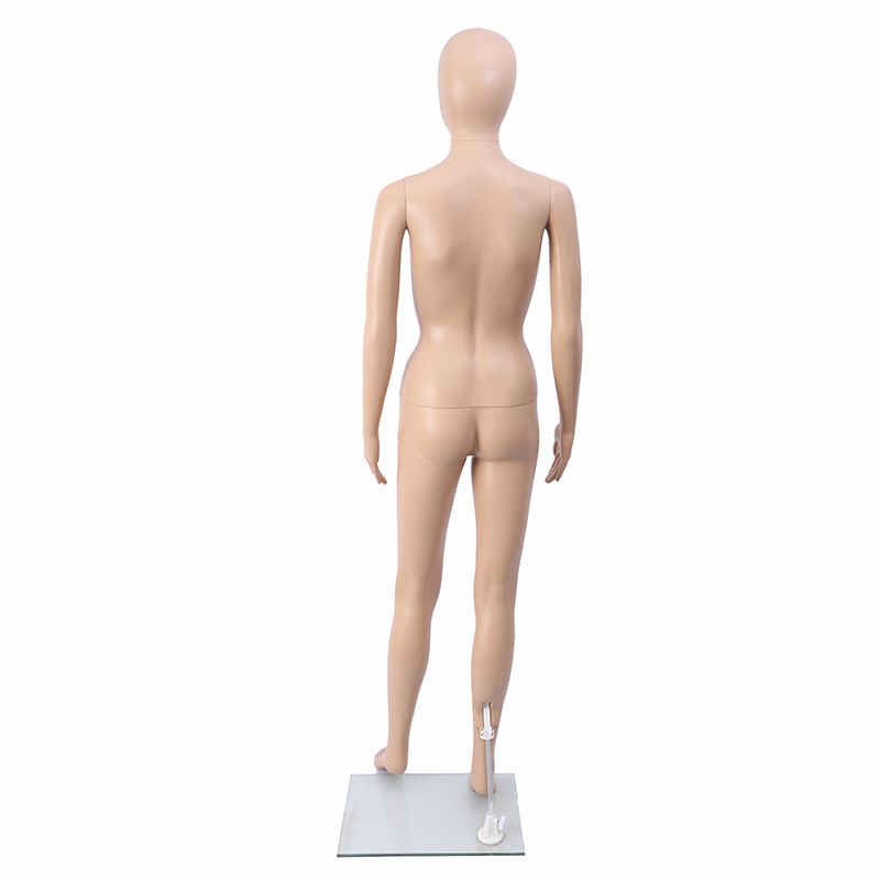 厂家直销蛋头抽象脸肤色无化妆模特女全身陈列服装店模特展示道具产品图