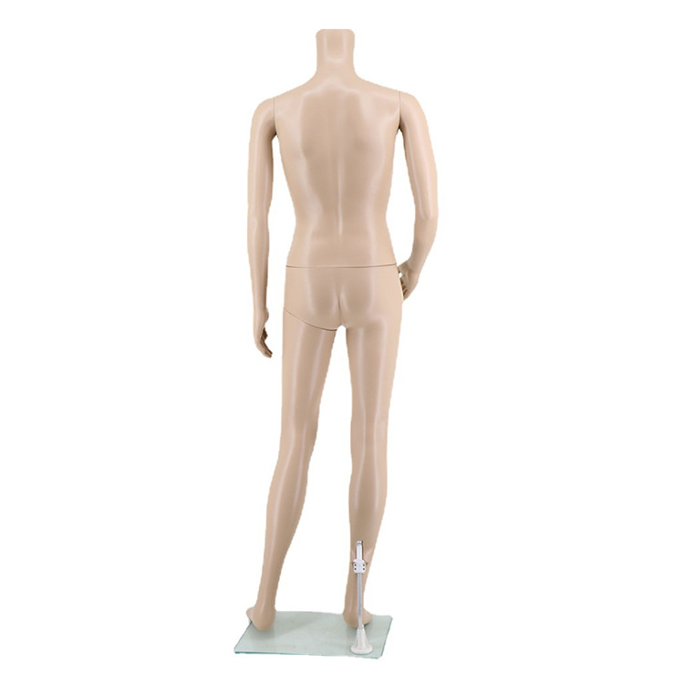 Venta directa de fábrica modelo de ropa de plástico cuerpo entero cuerpo humano sin cabeza color de la piel estatura estándar modelo masculino ropa mostrar accesorios details Picture