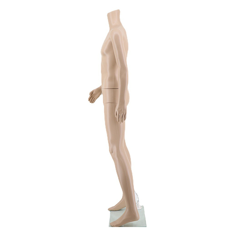 Venta directa de fábrica modelo de ropa de plástico cuerpo entero cuerpo humano sin cabeza color de la piel estatura estándar modelo masculino ropa mostrar accesorios pic 2