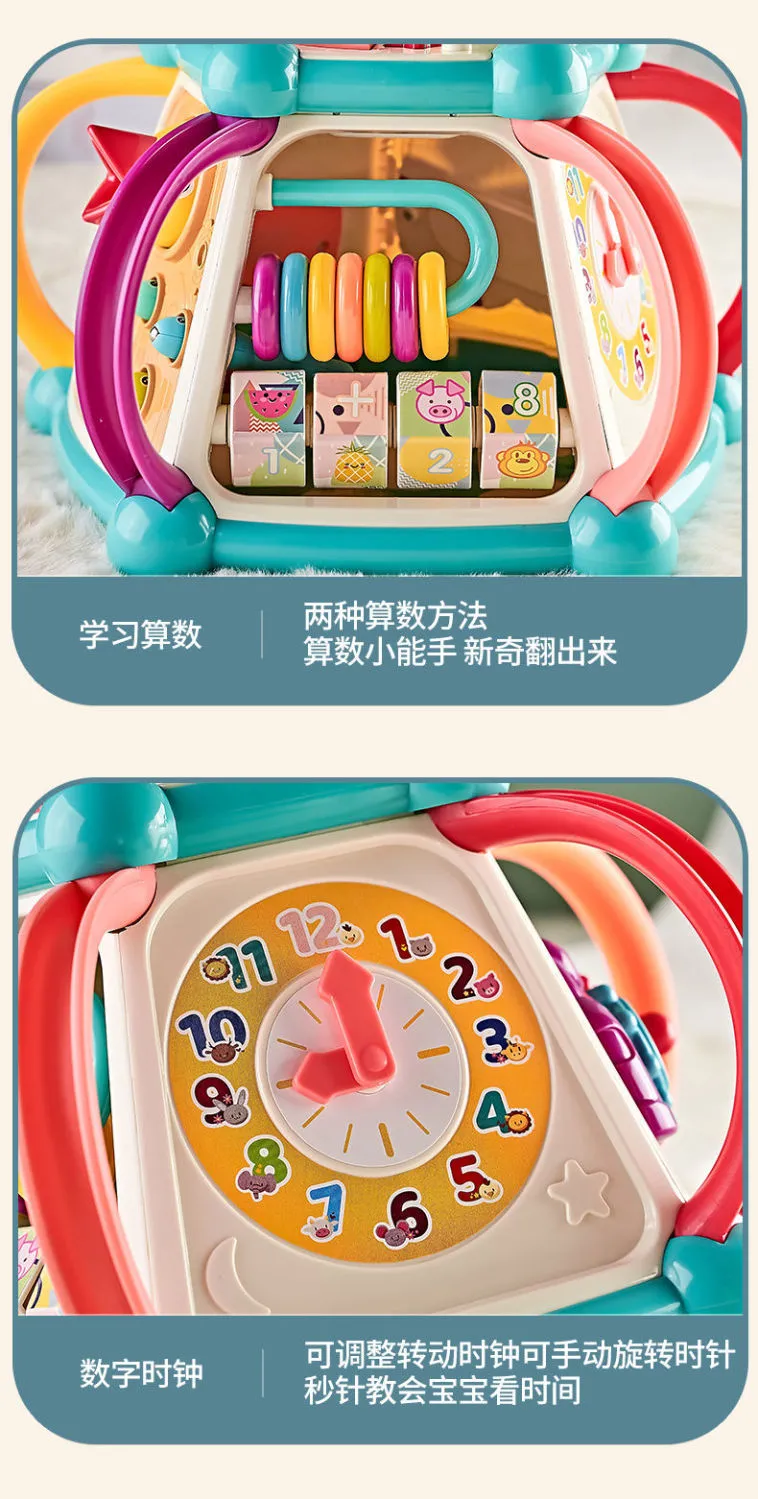 宝宝大号手拍鼓音乐鼓拍拍鼓儿童六面体益智充电鼓0-1岁婴儿玩具详情19