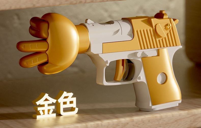 抖音网红剪刀石头布猜拳枪桌面游戏道具男孩解压玩具摆摊创意礼物详情10