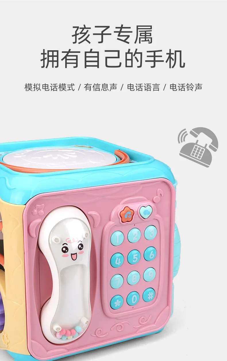 宝宝大号手拍鼓音乐鼓拍拍鼓儿童六面体益智充电鼓0-1岁婴儿玩具详情10