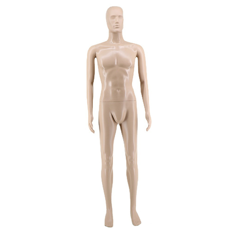 厂家直销仿真抽象头假人体模特塑料男模特展示台陈列服装橱窗展示