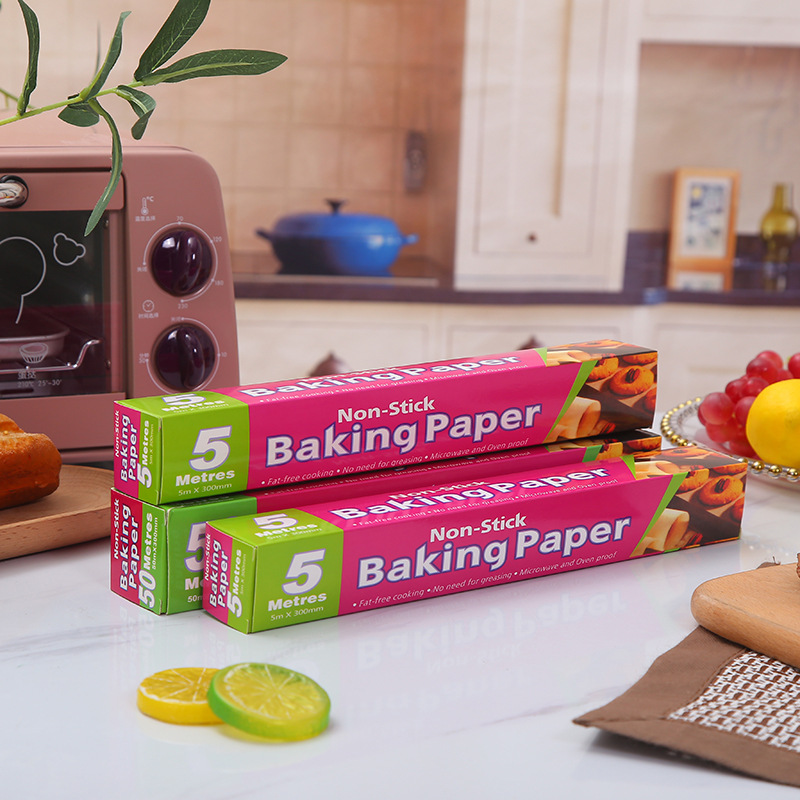 Silicone oil paper, disposable double-sided pastry steamer paper, baking paper, household kitchen non-stick oven, barbecue oil-absorbing paper