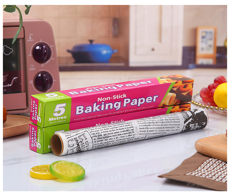 Silicone oil paper, disposable double-sided pastry steamer paper, baking paper, household kitchen non-stick oven, barbecue oil-absorbing paper pic 13