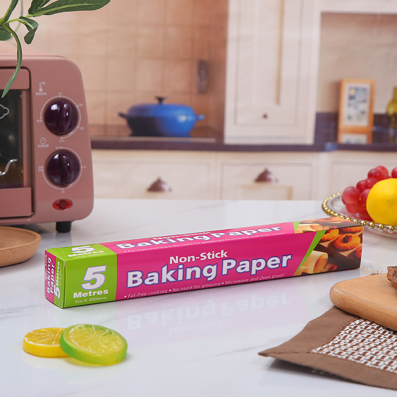 Silicone oil paper, disposable double-sided pastry steamer paper, baking paper, household kitchen non-stick oven, barbecue oil-absorbing paper details Picture