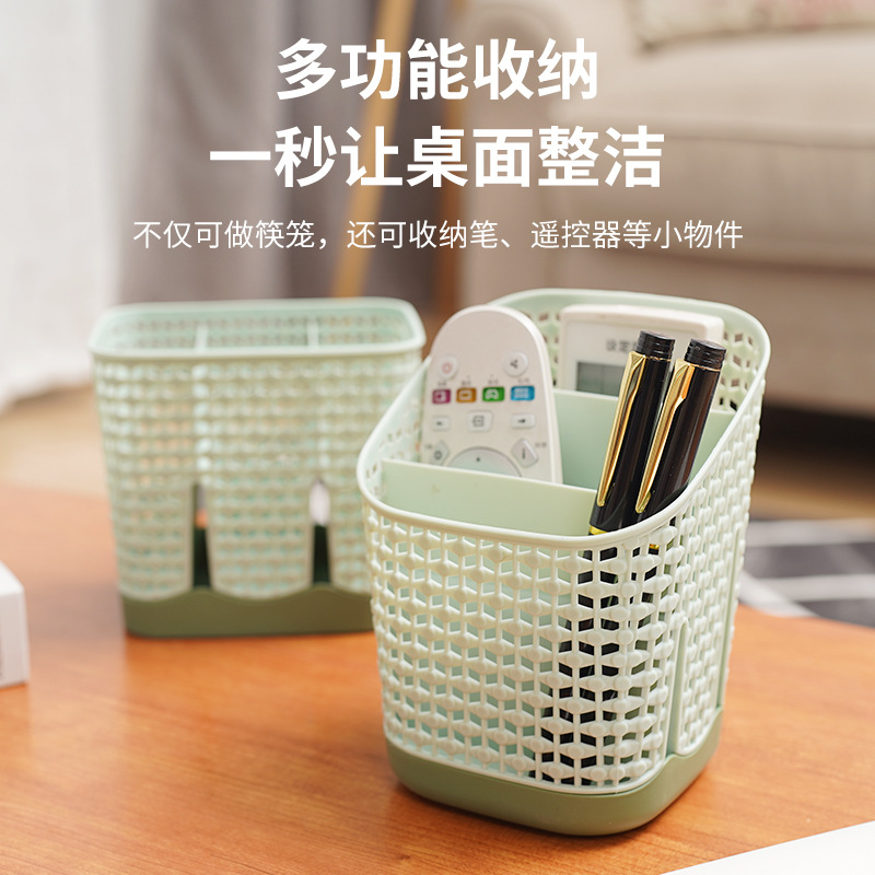 In stock, we offer a variety of multi-color desktop storage boxes made of PET material with compartments. There are multiple specifications and styles of desktop 筷笼 storage boxes Specification image